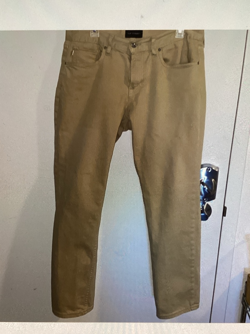 Men's Tan Jeans - Classic Straight Fit